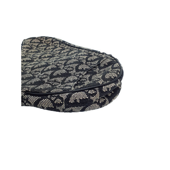 Christian Dior Trotter Pattern Saddle Pouch Semi-Shoulder Bag - Picture 9 of 9